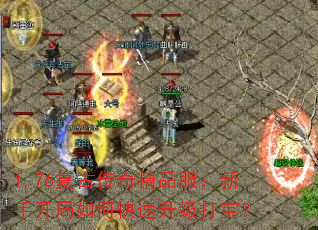 1.76复古传奇精品服:新手开局如何快速升级打宝? 1.76复古传奇精品服:新手开局如何快速升级打宝?