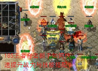 185王者合击新手如何快速提升战力与技能搭配? 185王者合击新手如何快速提升战力与技能搭配?