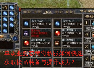 ��ְҵ��̬����˽����ο��ٻ�ȡ��Ʒװ��������ս����