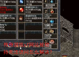 ������Ϸsf��վ���ٳ��޷�������ô�����