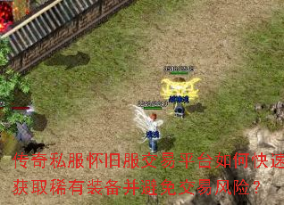 传奇私服怀旧服交易平台如何快速获取稀有装备并避免交易风险? 传奇私服怀旧服交易平台如何快速获取稀有装备并避免交易风险?