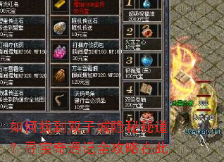 ����ҵ�˫�ӳ������ص���Ѱ��������ȫ�����ڴ�