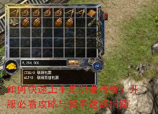 如何快速上手单职业传奇?开服必看攻略与新手速成指南 如何快速上手单职业传奇?开服必看攻略与新手速成指南
