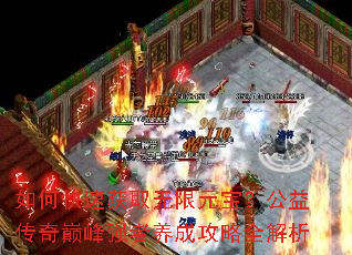 如何快速获取无限元宝?公益传奇巅峰强者养成攻略全解析 如何快速获取无限元宝?公益传奇巅峰强者养成攻略全解析