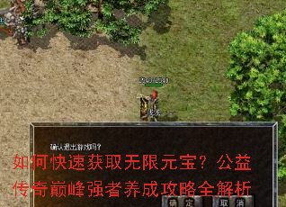 如何快速获取无限元宝?公益传奇巅峰强者养成攻略全解析 如何快速获取无限元宝?公益传奇巅峰强者养成攻略全解析