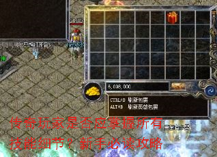传奇玩家是否应掌握所有技能细节?新手必读攻略 传奇玩家是否应掌握所有技能细节?新手必读攻略