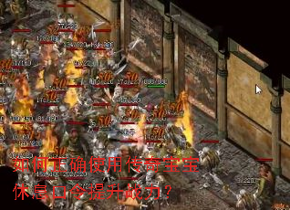 如何正确使用传奇宝宝休息口令提升战力? 如何正确使用传奇宝宝休息口令提升战力?