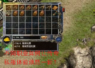 不同职业如何让传奇私服体验焕然一新? 不同职业如何让传奇私服体验焕然一新?
