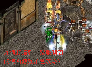 如何打造韩日双服制霸的传奇游戏角色攻略? 如何打造韩日双服制霸的传奇游戏角色攻略?